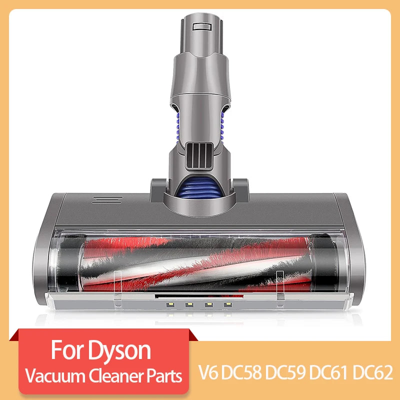 For Dyson V6 DC44 DC58 DC59 DC61 DC62 Vacuum Cleaner Motorized Floor Brush Head Soft Sweeper Roller Head Floor Brush Replacement