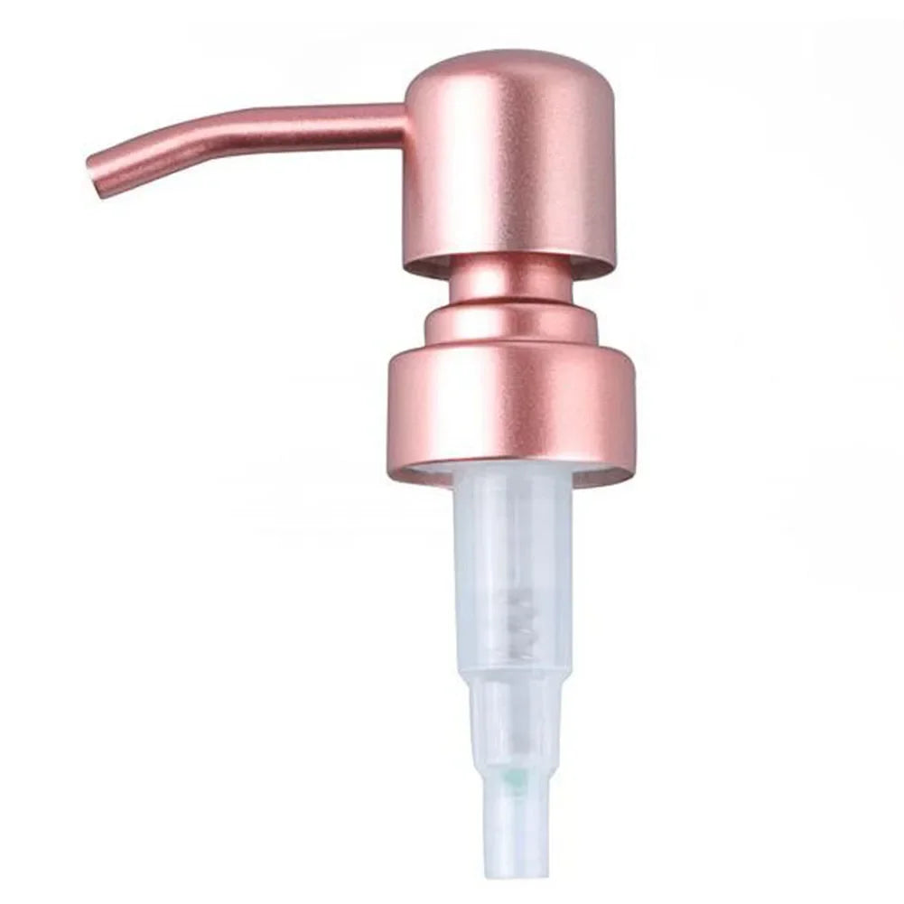 Soap Pump Head Press Type Lotion Pump Head 28/400 Thread Stainless Steel Press Head Bathroom Kitchen Soap Dispenser Head