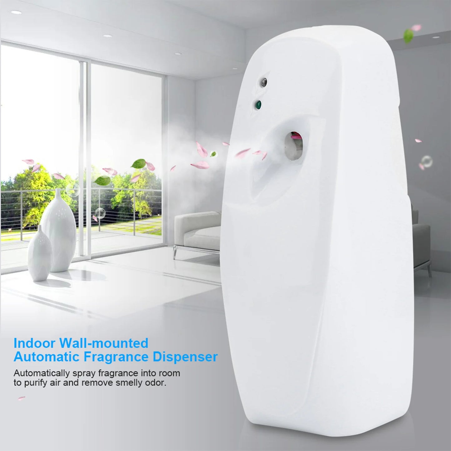 Automatic Fragrance Dispenser Home Indoor Wall Mounted Automatic Adjustable Air Freshener Fragrance Aerosol Spray Dispenser