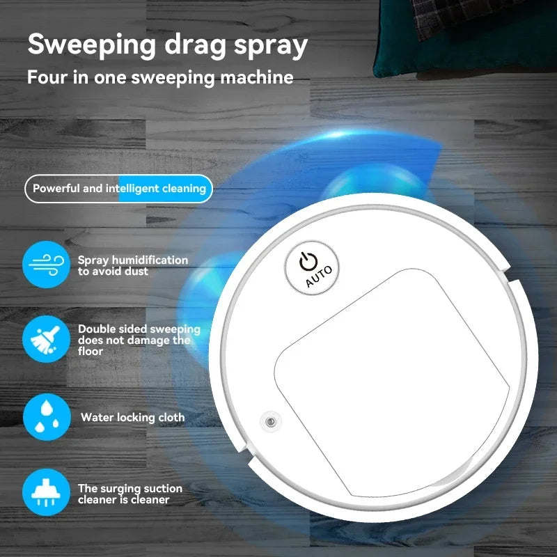 Xiaomi 5-in-1 Smart Sweeping Floor Robot Remote Control Vacuum Cleaner Ultra-quiet Spray Wireless Mopping Machine for Home Use