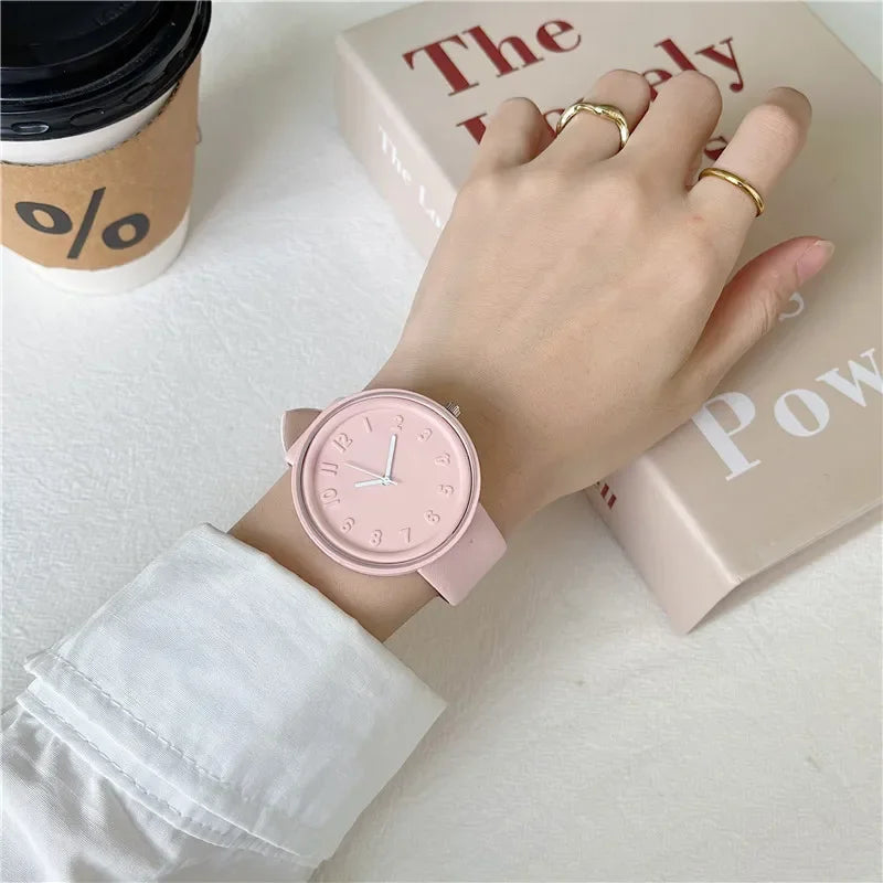 New Women's Watches Brand Sport Style Fashion Ladies Watch Leather Watch Women Girls Female Quartz Wristwatches Montre Femme