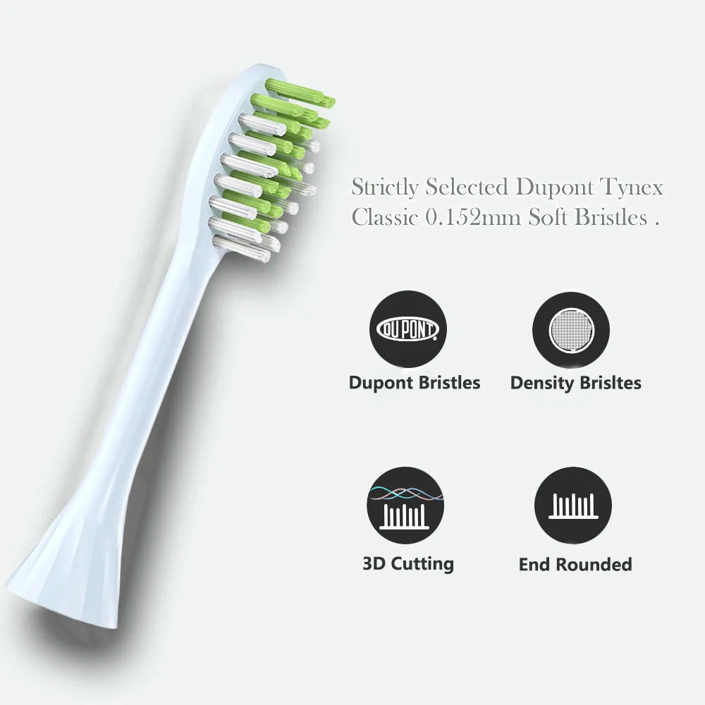 Suitable for Philips One series Electric Toothbrush Heads HY1100 HY1200 Compatible with Replacement Tooth brush DuPont bristles