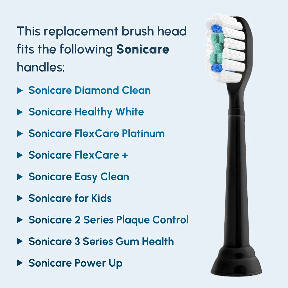 Replacement Toothbrush Heads Compatible with Philips Sonicare Diamond Electric Brush Heads Clean Refill for Hx6920 4100 2 Series