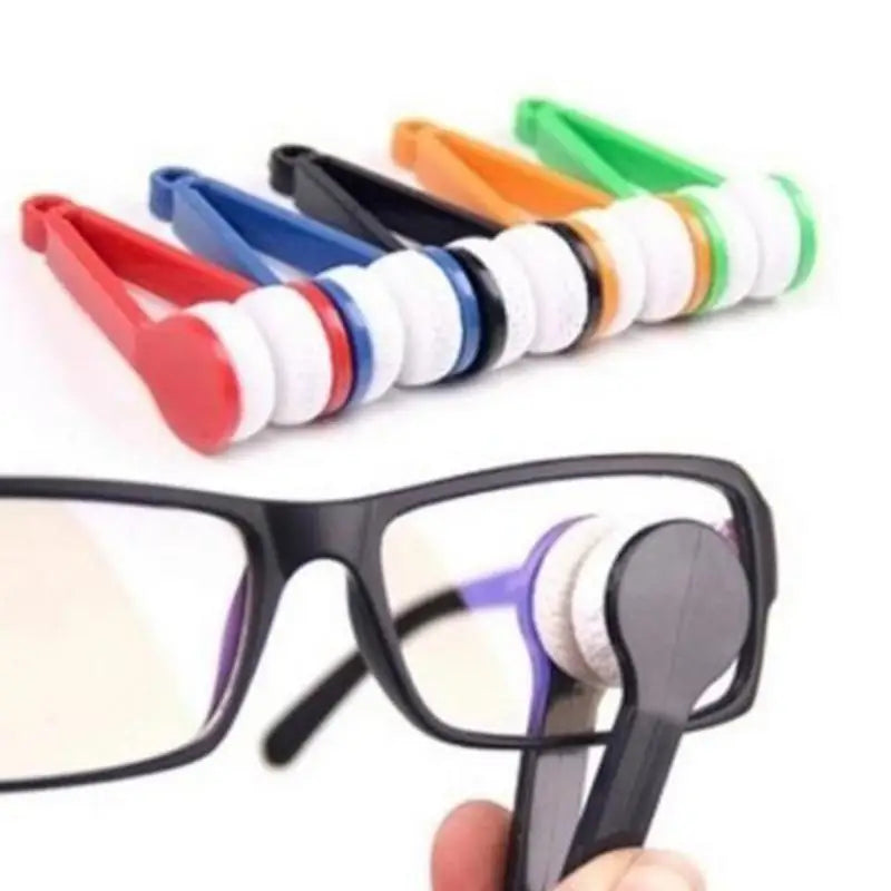 Hot 1PC New Microfiber Mini Sun Glasses Eyeglass Microfiber Brush Cleaner Cleaning Spectacles Tool Clean Brush Drop Shipping