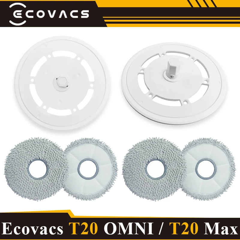 For Ecovacs Deebot T20 OMNI/T20 Pro Mop brackets Kit Mopping Plate Mop Cloth Mount Carpet Auto Lift Replace Robot Cleaer Spare