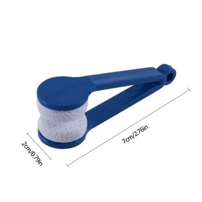 Hot 1PC New Microfiber Mini Sun Glasses Eyeglass Microfiber Brush Cleaner Cleaning Spectacles Tool Clean Brush Drop Shipping